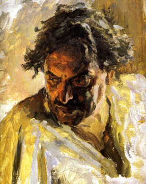 A study of Peter´s head for the picture Peter the Great. 1984. Oil, cdb 45x40. Sergei Kirillov